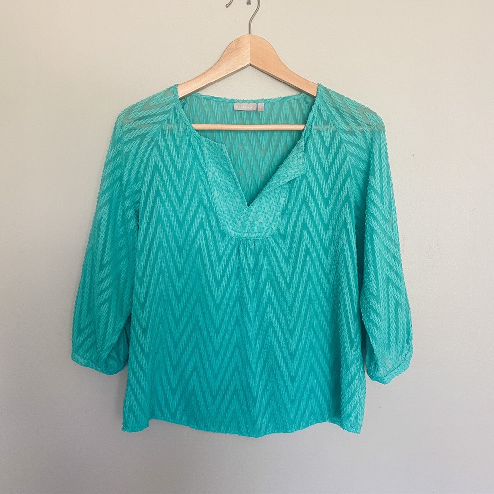 Ellie Kia Chevron Blouse
